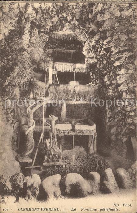 Clermont-Ferrand Fontaine petrifiante