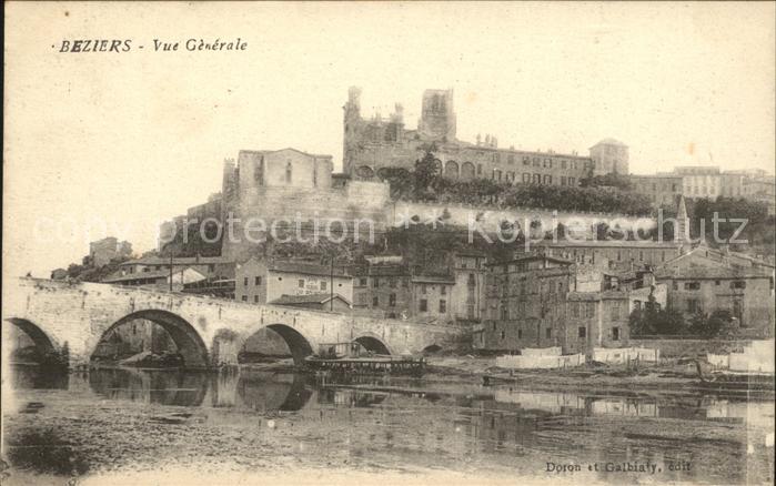 Beziers Vue generale Pont