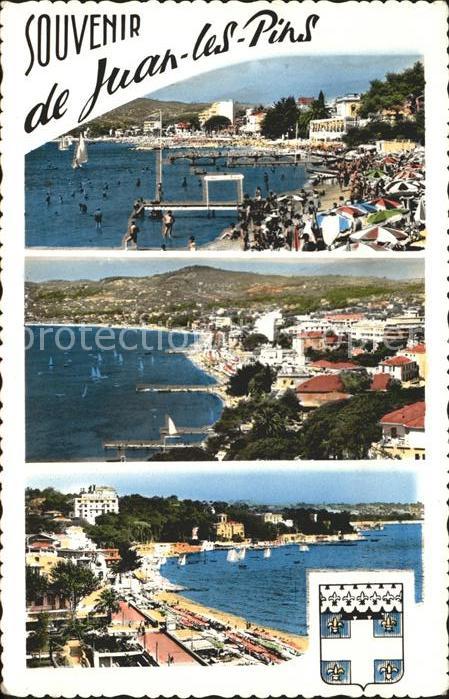Juan-les-Pins Antibes 06 Vue generale Plage Promenade