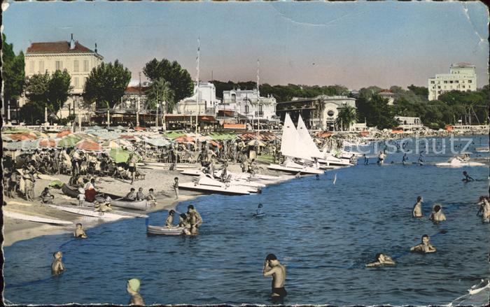 Juan-les-Pins Antibes 06 Plage et la Promenade