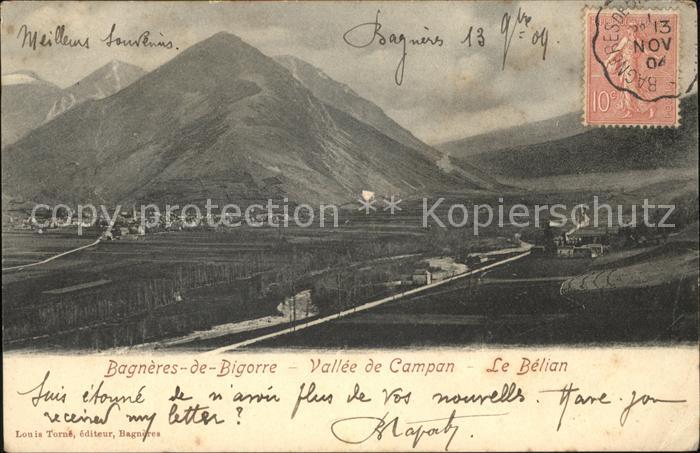 Bagneres-de-Bigorre Vallee de Campan Le Belian Montagnes St