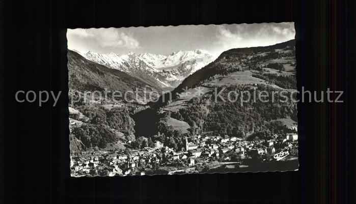 Allevard les Bains Isere Vue generale et le Gleyzin Alpes Francaises