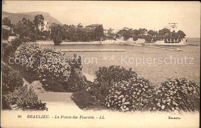 Beaulieu-sur-Mer Pointe des Fourmis