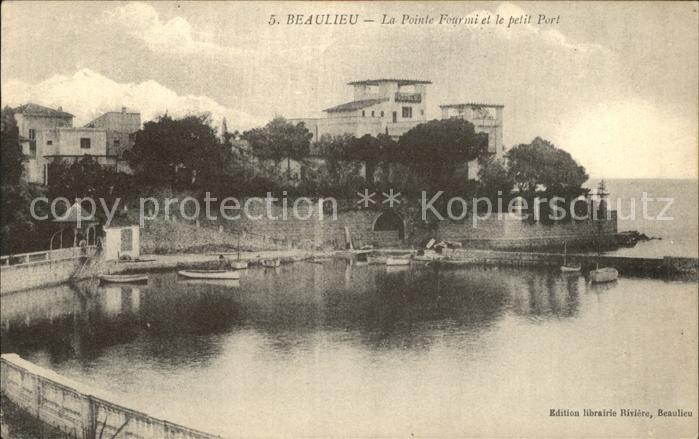 Beaulieu-sur-Mer Pointe Fourmi et le petit Port