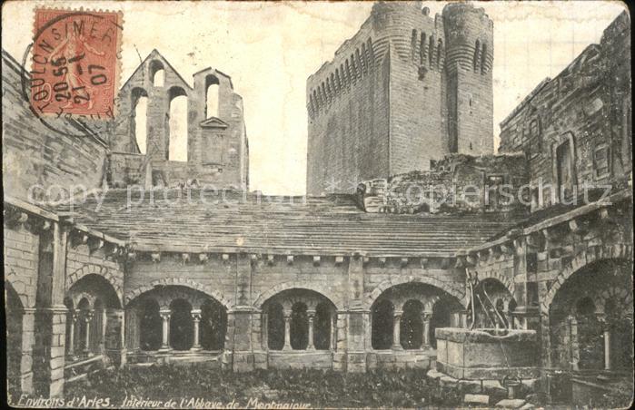 Arles Bouches-du-Rhone Interieur de l'Abbaye de Montmajour Rui