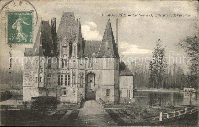 Mortree Chateau d_O XVI siecle Stempel auf AK
