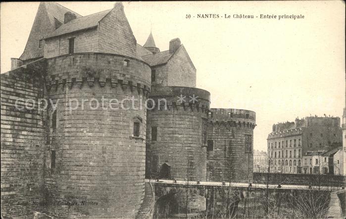 Nantes Loire Atlantique Chateau Entree principale