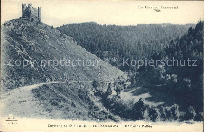 Alleuze Chateau et la vallee