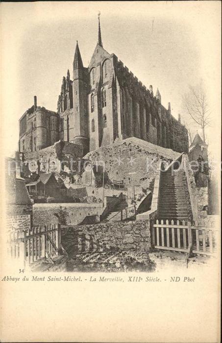Mont-Saint-Michel Abbaye La Merveille XIII siecle