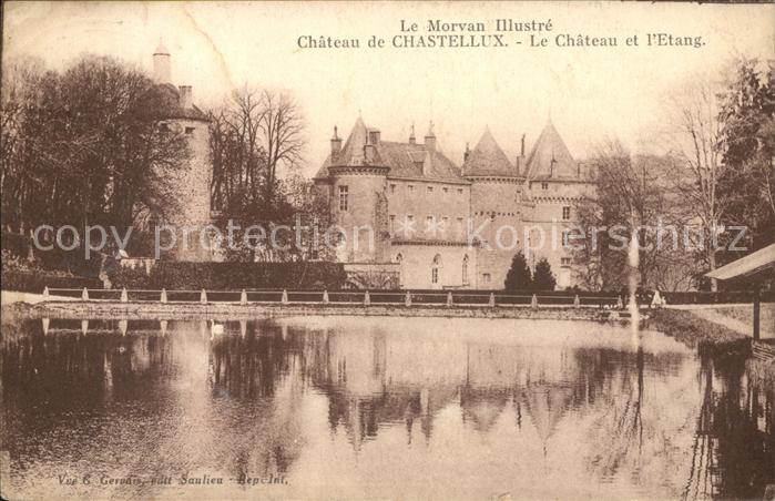 Chastellux-sur-Cure Chateau et l'Etang