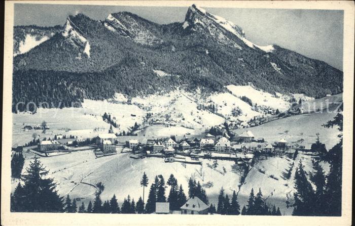 Saint-Pierre-de-Chartreuse Isere et le Grand Som en hiver