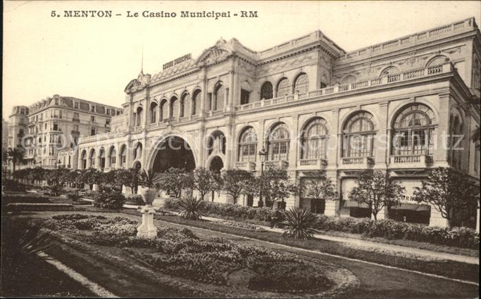 Menton Alpes Maritimes Casino Municipal