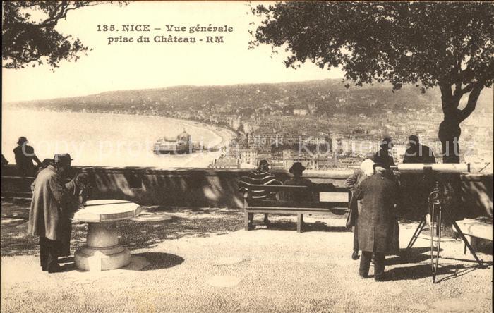 Nice Alpes Maritimes Vue generale prise du Chateau