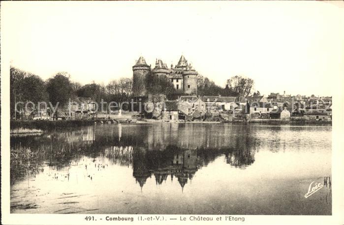 Combourg Chateau et l'Etang