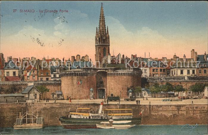 Saint-Malo 35 La Grande Porte Eglise Vapeur