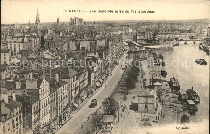 Nantes Loire Atlantique Vue generale prise du Transbordeur