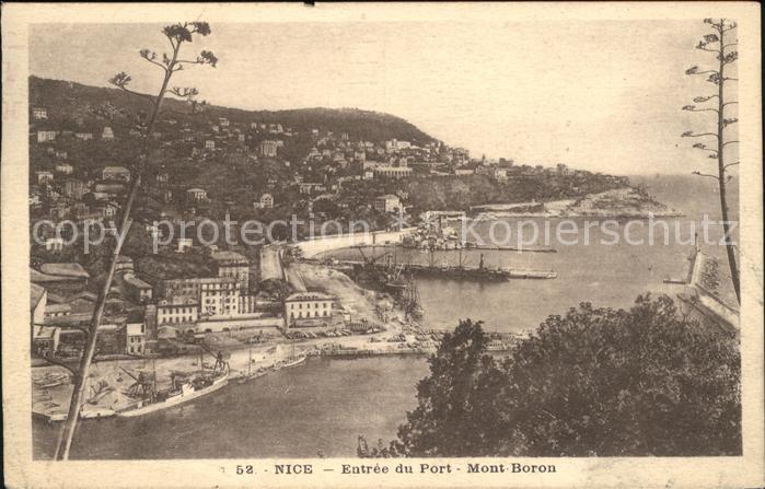 Nice Alpes Maritimes Entree du Port Mont Boron Cote d_Azur