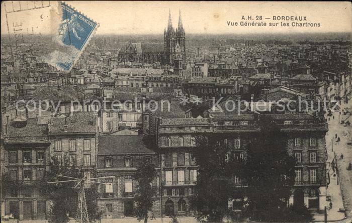 Bordeaux Vue generale sur les Chartrons Cathedra