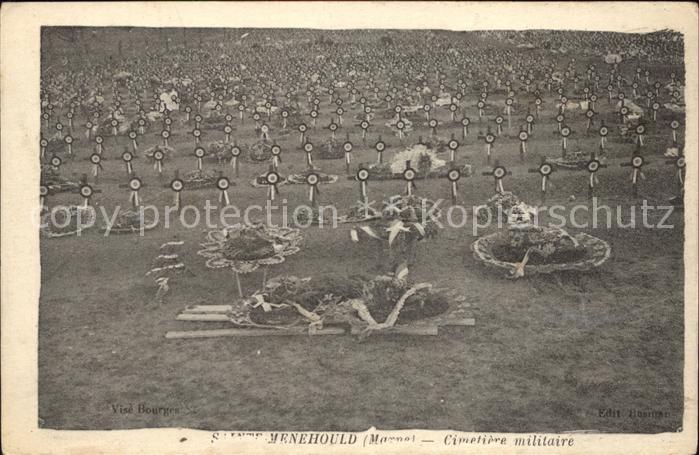 Sainte-Menehould Cimetiere militaire Soldatenfriedhof
