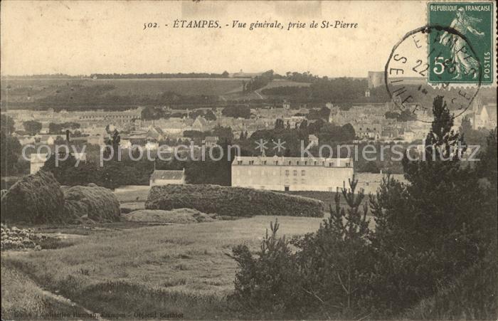 Etampes Vue generale prise de Saint Pierre Stem