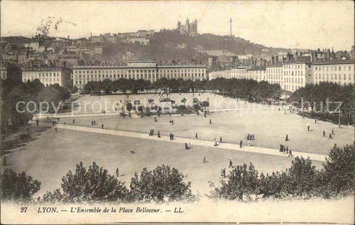 Lyon France Place Bellecour Monument