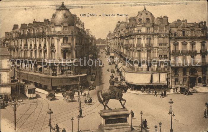 Orleans Loiret Place du Martroi Monument