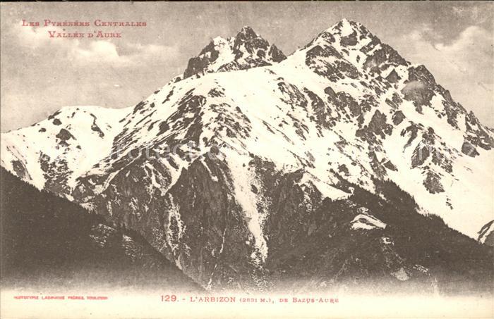 Bazus-Aure Panorama du Arbizon Vallee d_Aure Pyren