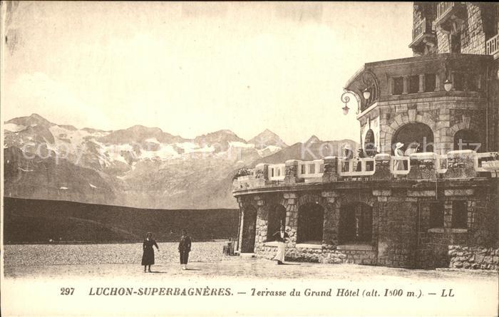 Superbagneres Terrasse du Grand Hotel et les Alpes