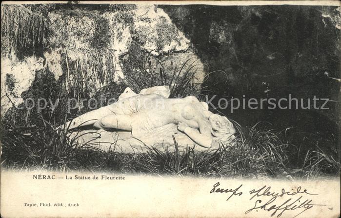 Nerac Statue de Fleurette