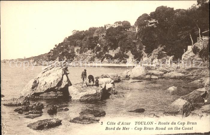 Toulon Var Route du Cap Brun Bord de Mer Cote d_Az