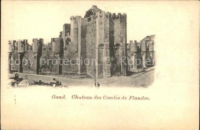 Gand Belgien Chateau des Comtes de Flandre