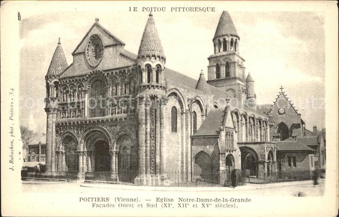 Poitiers 86 Eglise Notre Dame de la Grande