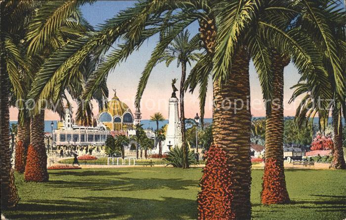 Nice Alpes Maritimes Jardin Albert I Palmier