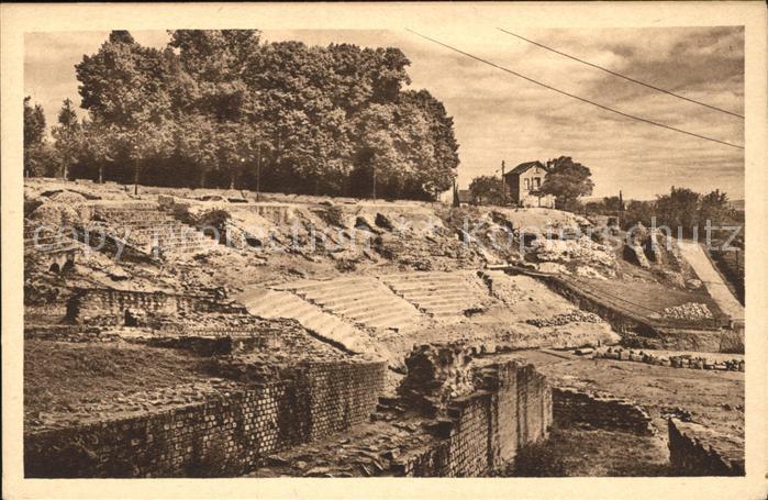 Autun Ville antique Theatre Romain