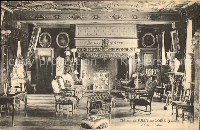 Sully-sur-Loire Grand Salon du Chateau