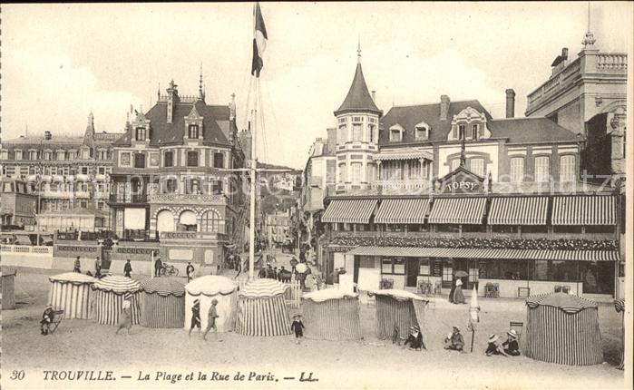 Trouville-sur-Mer Plage Rue de Paris