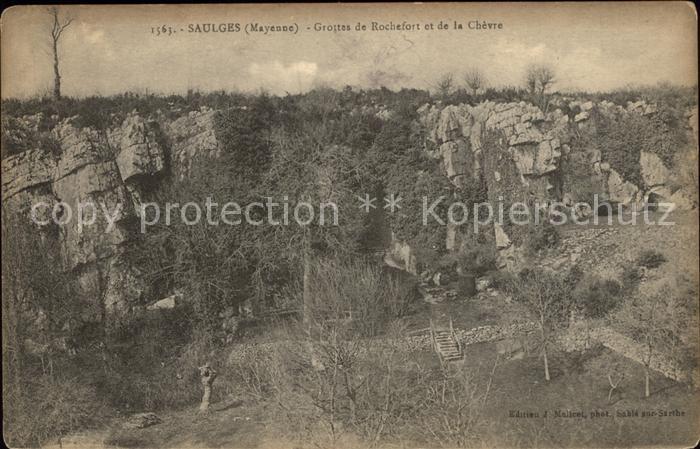 Saulges Grottes de Rochefort et de la Chevre