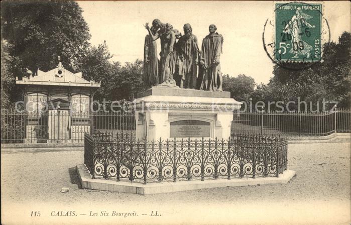 Calais Les Six Bourgeois Monument Sculpture St