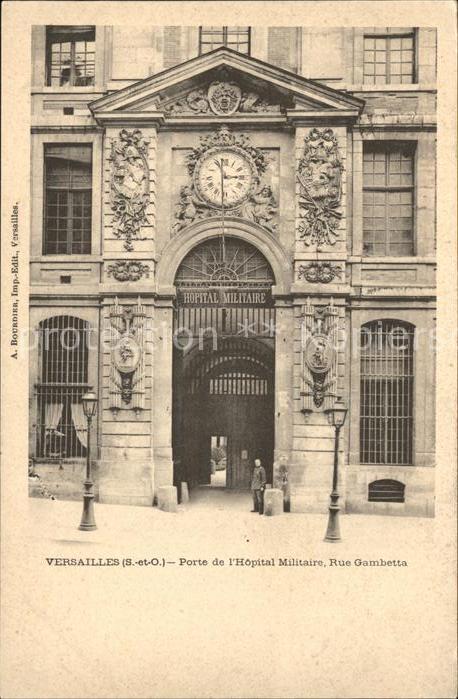 Versailles Yvelines Porte de l_Hopital Militaire Rue Gambet