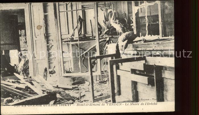 Verdun Meuse Musee de l'Eveche Bombardement Grande G