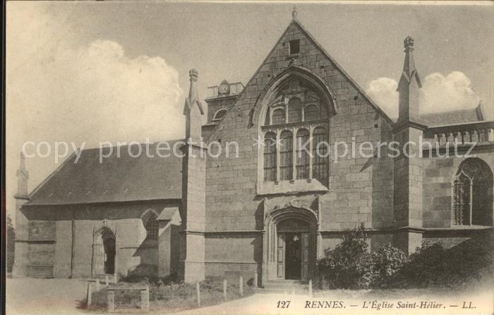 Rennes Ille-et-Vilaine Eglise Saint Helier