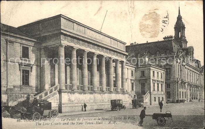 Tours Indre-et-Loire Palais de Justice Nouvel Hotel de Ville