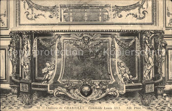 Chantilly Chateau Commode Louis XVI