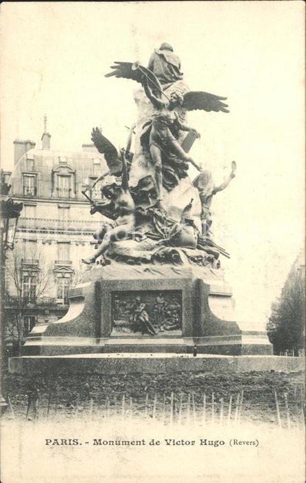 Paris Monument de Victor Hugo Sculpture