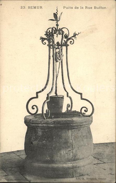 Semur-en-Auxois Puits de la Rue Buffon