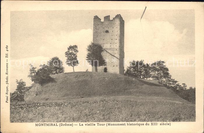 Montmiral Vieille Tour Monument historique du XII