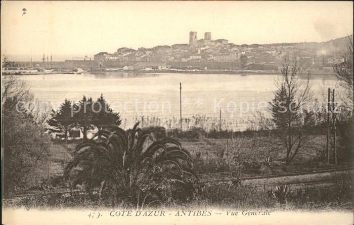 Antibes Alpes Maritimes Vue generale Cote d_Azur