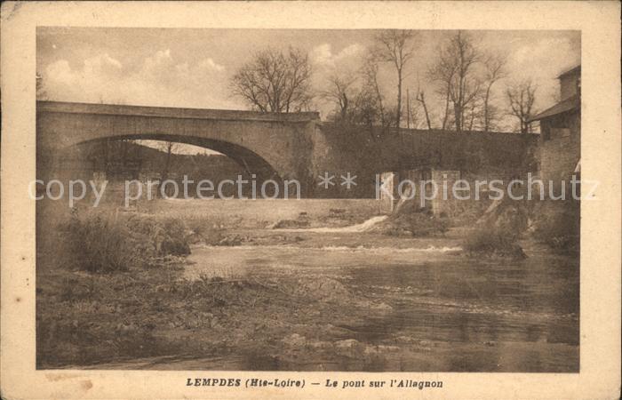 Lempdes-sur-Allagnon Pont sur l'Allagnon