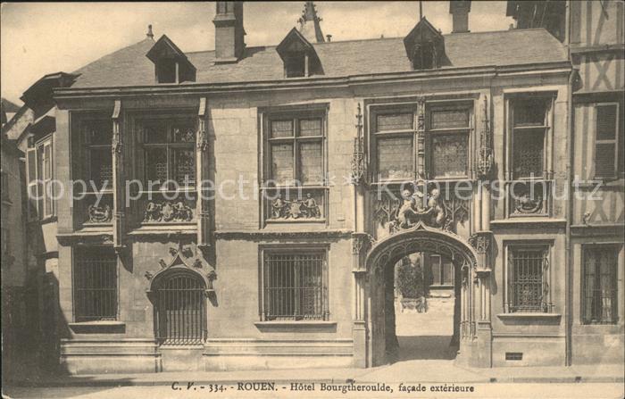 Rouen Hotel Bourgtheroulde Facade