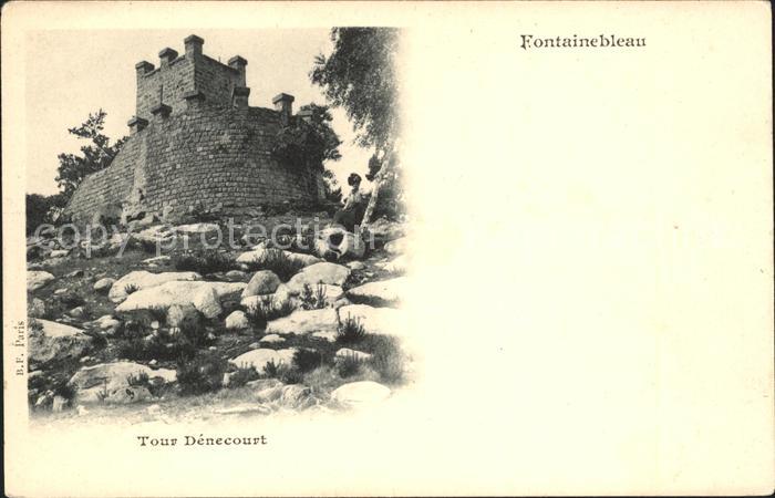 Fontainebleau Seine et Marne Tour Denecourt